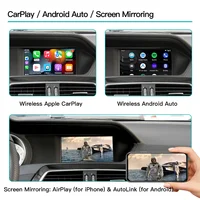AUTOABC Wireless CarPlay Android Auto pour Mercedes Benz A B C E Class NTG4.5/4.7 GLA CLA GLK SLK CLS W204 W176 W246 X204 C117 Android Auto Mirror Link 3