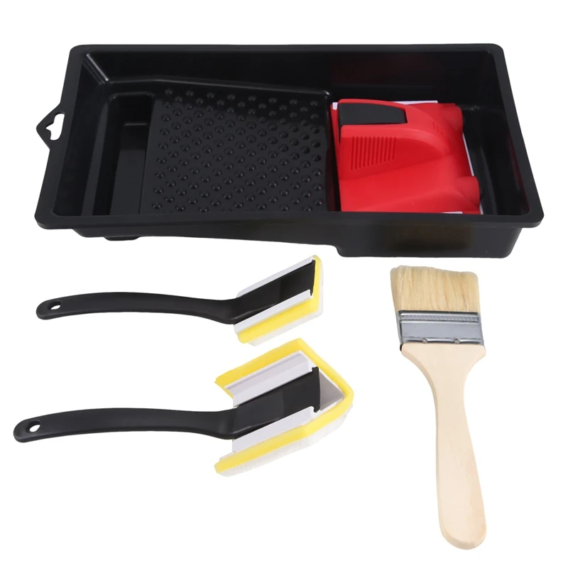 

Paint Edger With Trim And Touch-Up Pad Paint Tray Painting Wall Edges Pad Paint Edger Tool For Walls