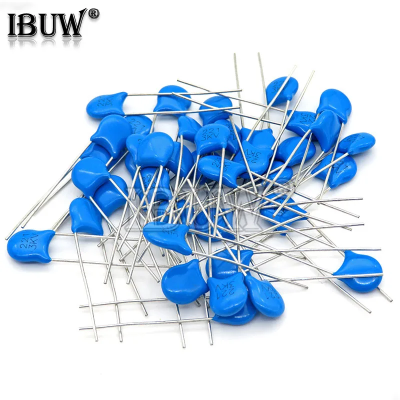 Ceramic Capacitor 20PCS 1KV 2KV 3KV 5PF 30PF 47PF 56PF 100PF 220PF 1NF 2.2NF 3.3NF 4.7NF 10NF 100NF 471 222 223 103