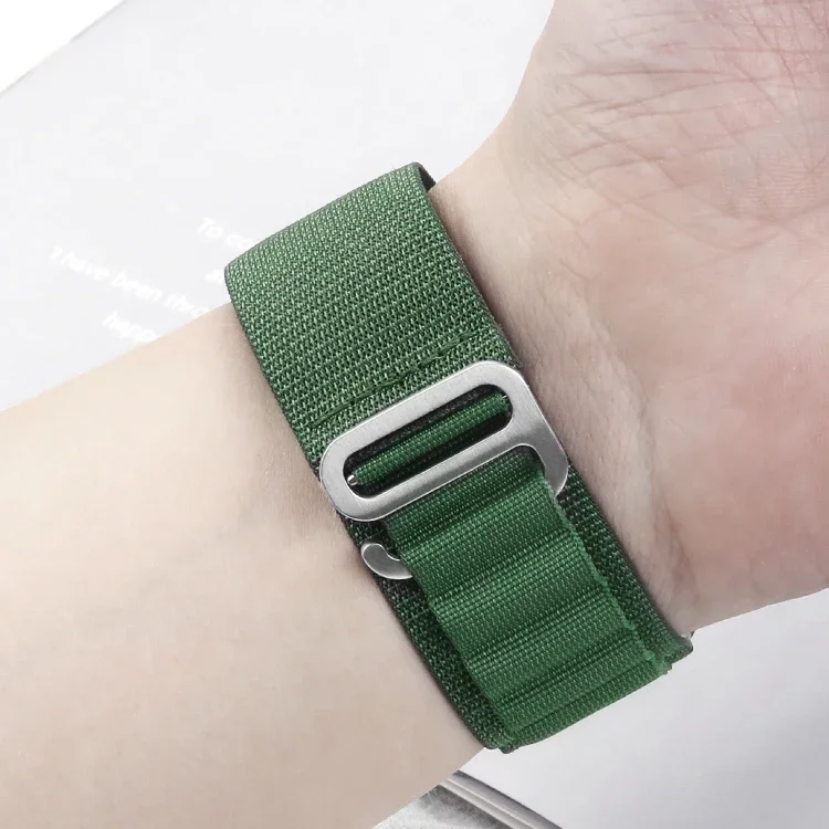 Nylon Loop Strap, Soft Sports Band Bracelet, 20mm/22mm Watchband Accessory