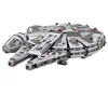 New 1381 Pcs Space Millennium War Ship Spacecraft Set Falcon Alien MINI 75105 Figure Model Building Blocks Bricks Toy Kids Gift 3