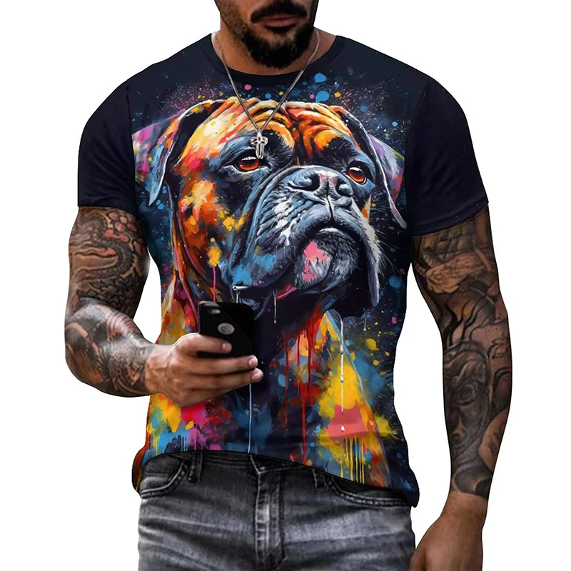 TEE-SHIRT RAVE modèle DOG (impression Devant) main image 1