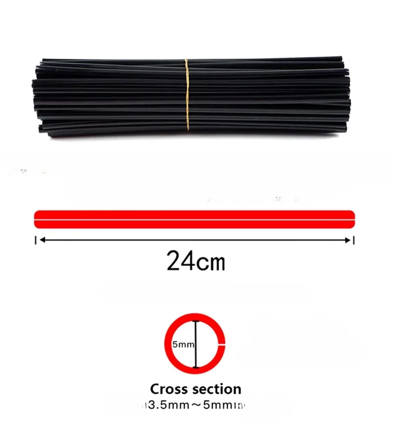 Universal Dirt Bike Spoke Covers 72PCS 24cm Motorcycle Wheel Rim Spoke Wrap Kit Skins Protector Cover for Motocross Bicycle Bike