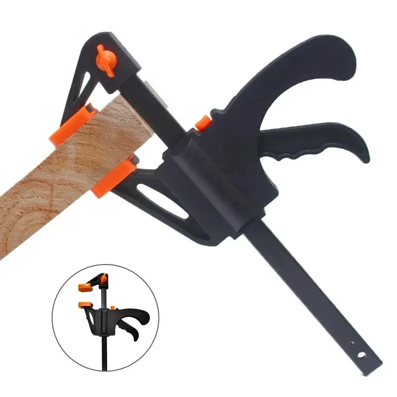 4 بوصة سريعة الإصدار سرعة ضغط الخشب العمل شريط المشبك كليب عدة مفرشة أداة أداة DIY بها بنفسك أدوات النجارة اليدوية