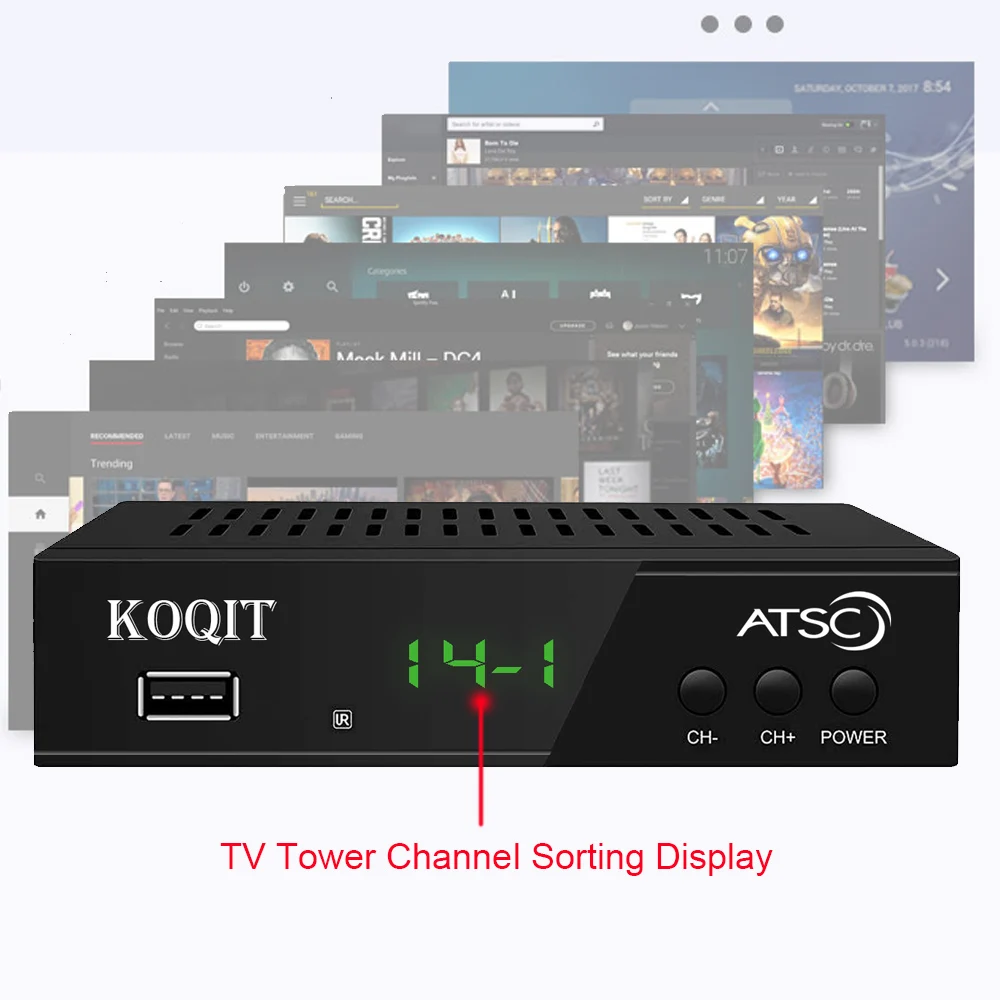 Caja Convertidora De TV Digital, Sintonizador De TV ATSC - ZJBOX Para