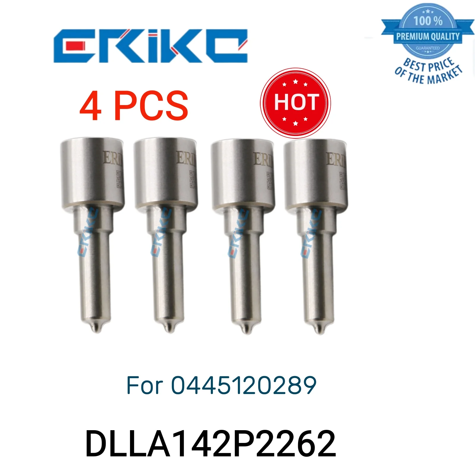 

4 PCS DLLA142P2262 0 433 172 262 Nozzle Diesel Injection DLLA 142 P 2262 Sprayer Nozzle DLLA 142P2262 Nozzle fit for 0445120289