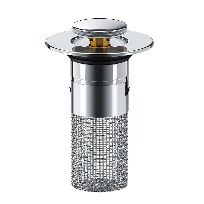 Bathroom Sink Plug Sink Drain Strainer Bathroom Water Stopper 1pc Stainless Steel Bathroom Sink Plug Stopper