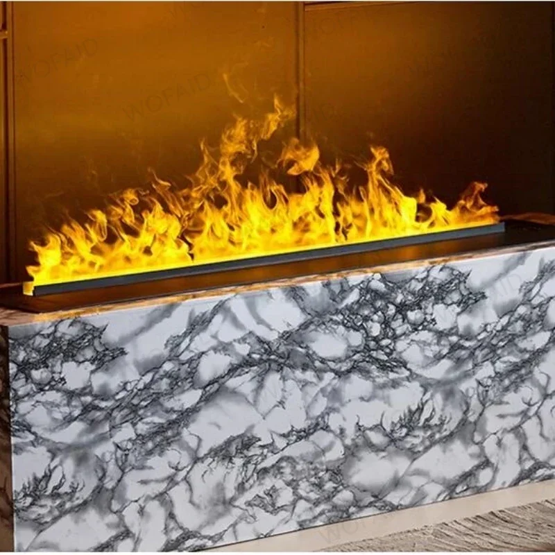 Decorative Electric Fireplaces and Stoves with Fire Imitation 3d Automizing Electric Vapor Fake Flame Fireplace