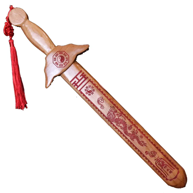 Mahogany Handcrafted Decorative Wooden Sword - Chinese Traditional Martial Arts Gift