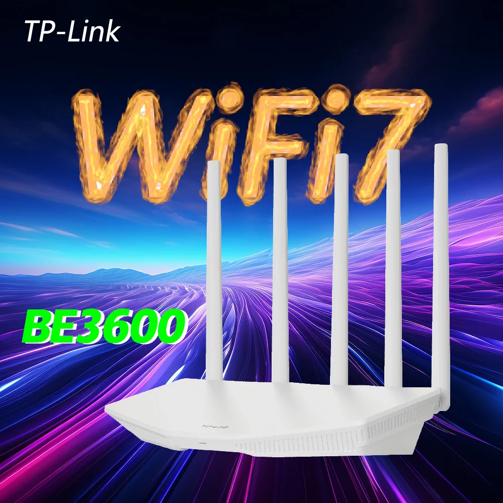 Tp-link-roteador sem Fio com Banda Dupla Extensor de Wi-fi Rede Inteligente Banda Dupla 5g Mesh Wi-fi Be3600 Wifi7