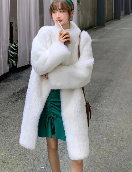 

2023 Women's Clothing Fashion fur coat Winter New