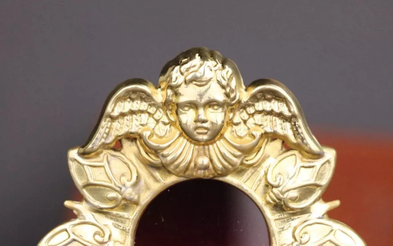 Brass Holy Angel Reliquary Holy Monstrance For Relic Home or Church
