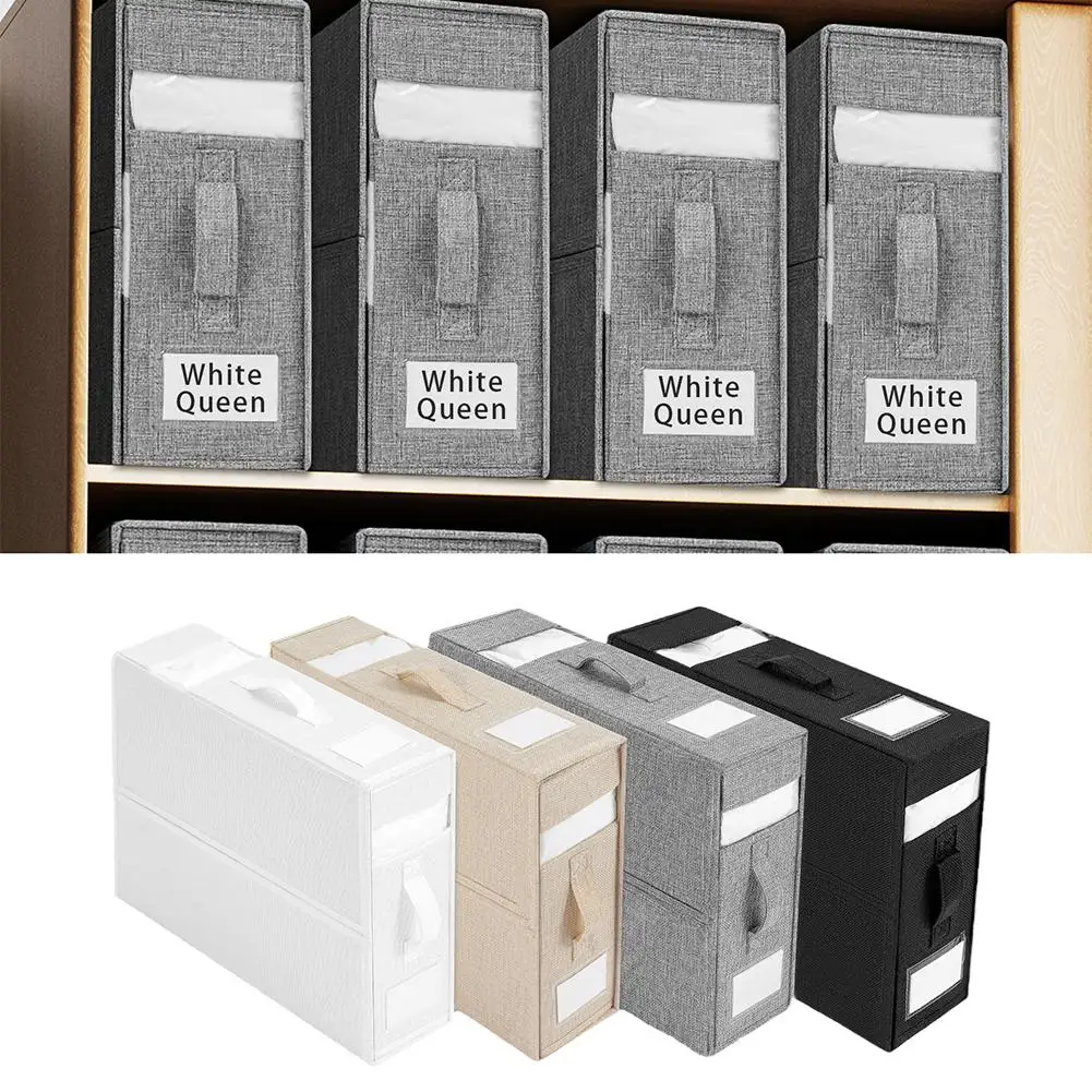 

Складной органайзер V1c9 на молнии с визуальным окном, многофункциональный дышащий пыленепроницаемый органайзер для одежды, одеял, постельного белья, 1 шт.