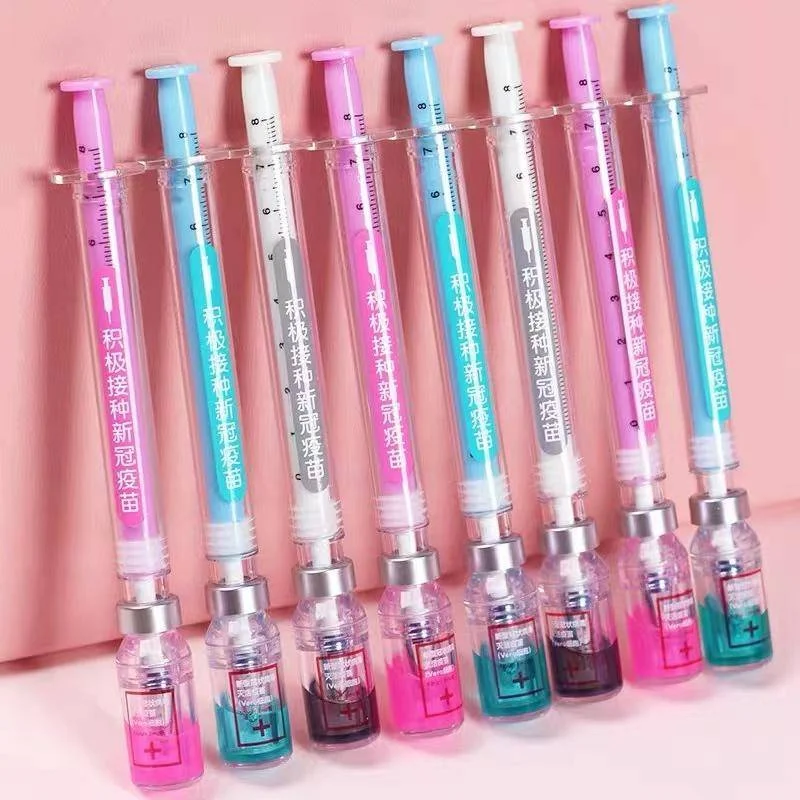 

Creative Imitation Pen Syringe Gel Needle Vanilla Black 1pc