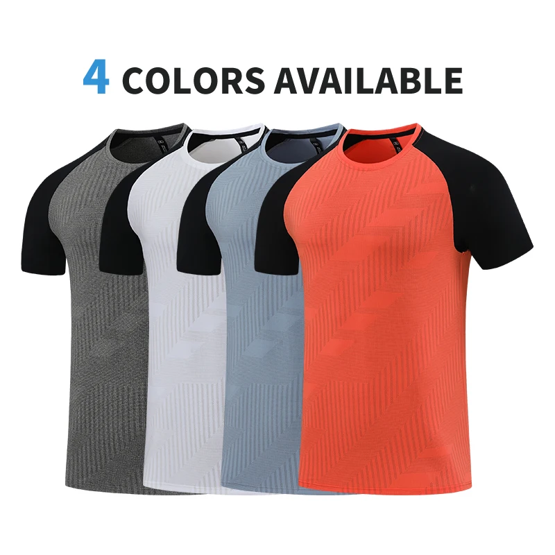 Custom print High Quality Logo Summer shirts gym Fitness Polyester Sportswear 165 GSM Breathable running quick dry T Shirt R451 4
