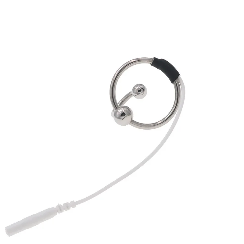 BDSM Electric Shock Penis Ring Urethral Dilator Catheter Electric Stimulate Penis Plug Cock Ring Sex Tools For Men Massage electro sex toys electric sex toys penis rings