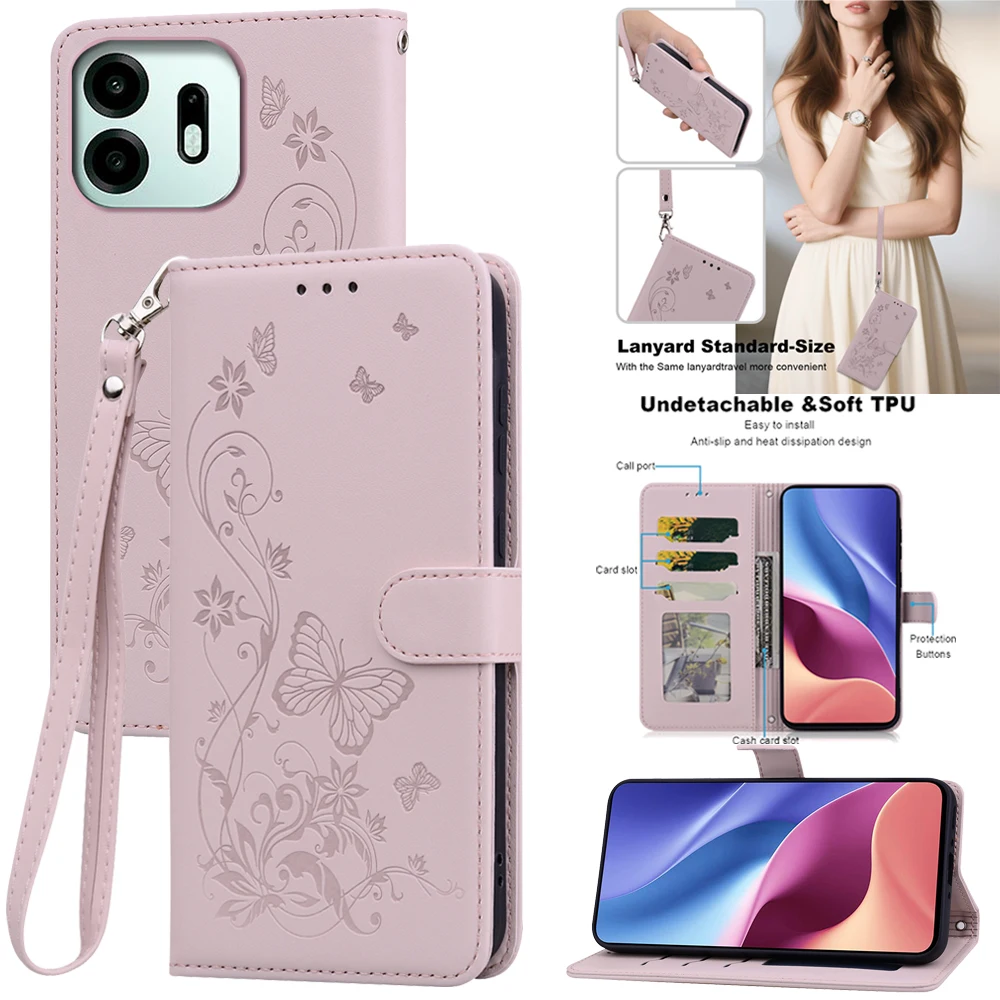 Leather Wallet Flip Phone Case - Elegant and Durable Protection