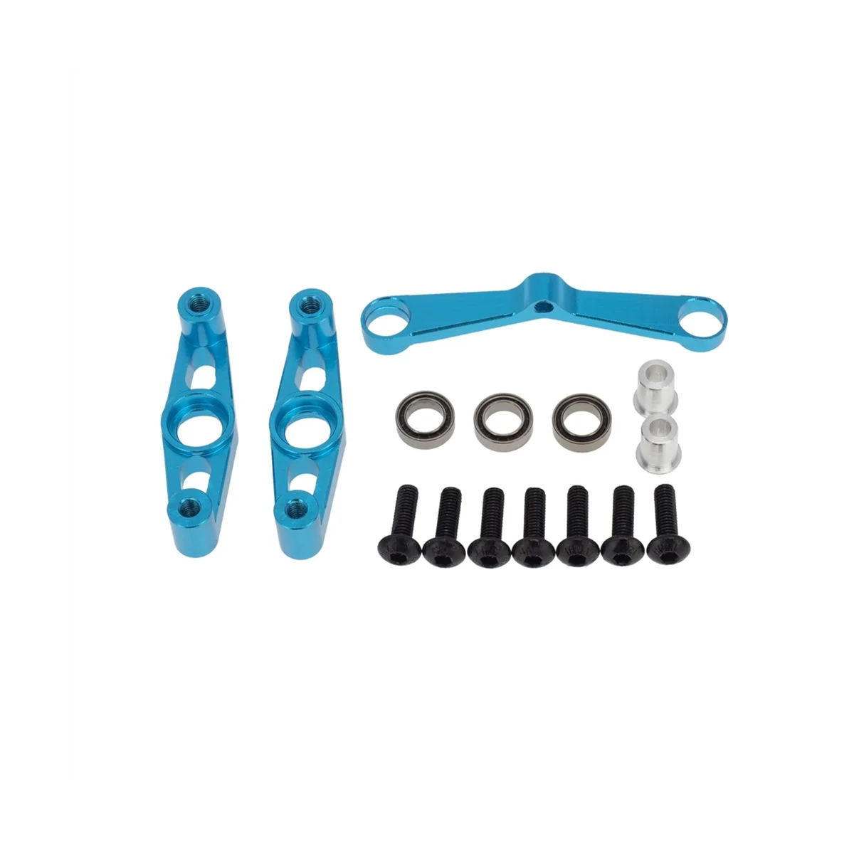 

Metal Steering Assembly Set for Tamiya TT02 TT-02 TT02B TT02T 1/10 RC Car Upgrades Parts Accessories