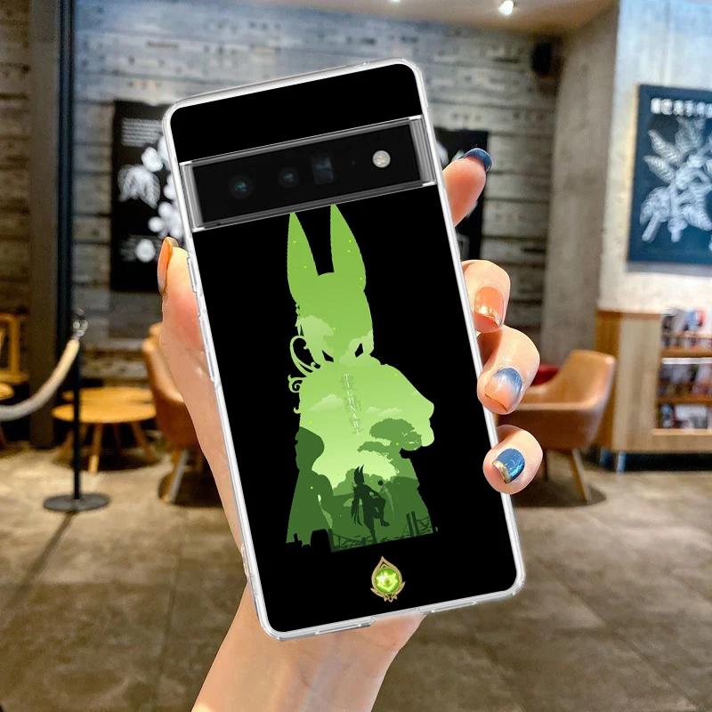 Genshin Impact Tighnari Soft Silicone Clear Phone Case