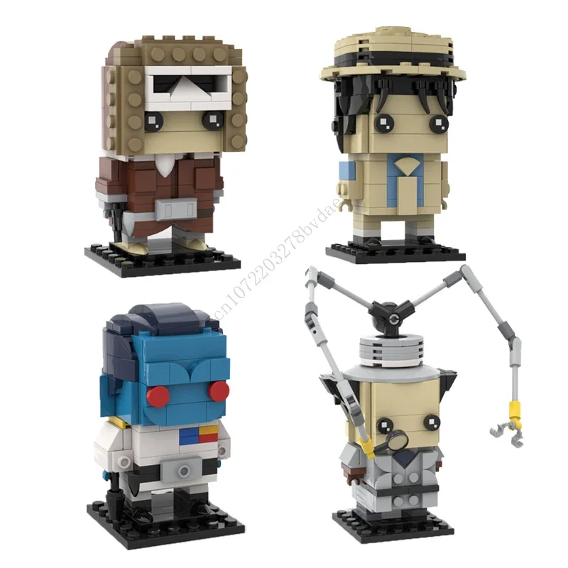 

Персонажи фильма MOC Hoth, Майкл Джексон, Thrawn, Инспектор гаджет Brickheadz, строительные блоки, Мультяшные фигурки Анима, игрушки, подарки