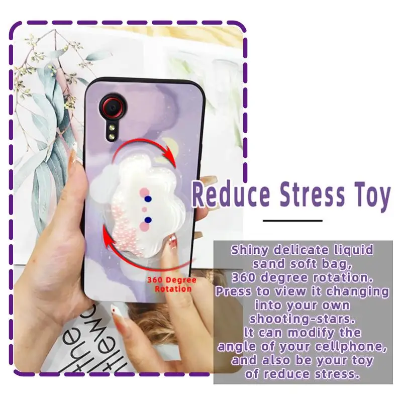 TPU phone stand holder Phone Case For Samsung Galaxy Xcover5/SM-G525F Soft Case Fashion Design 3