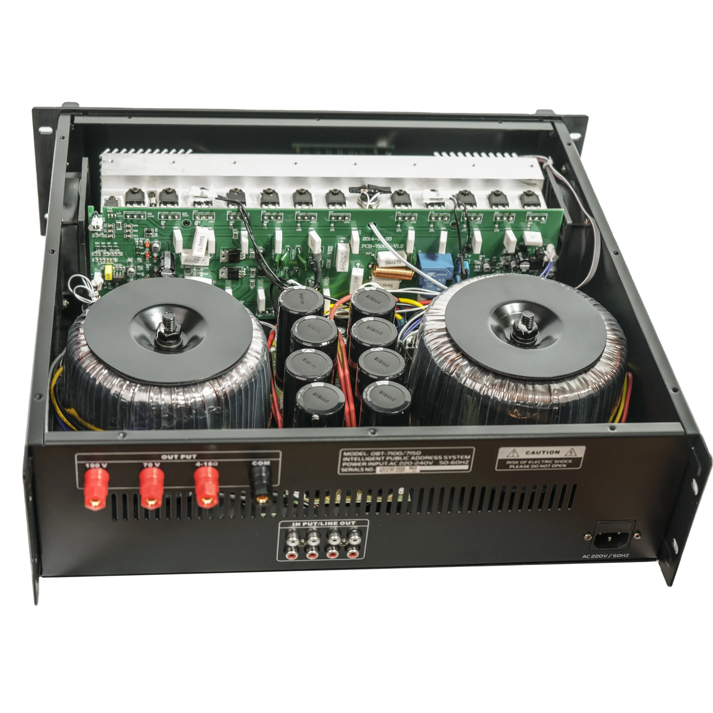 

Aluminum Public Address Amplifier 1000 Watt Amplifier Power 4 Channel Obt PA Power Amplifier