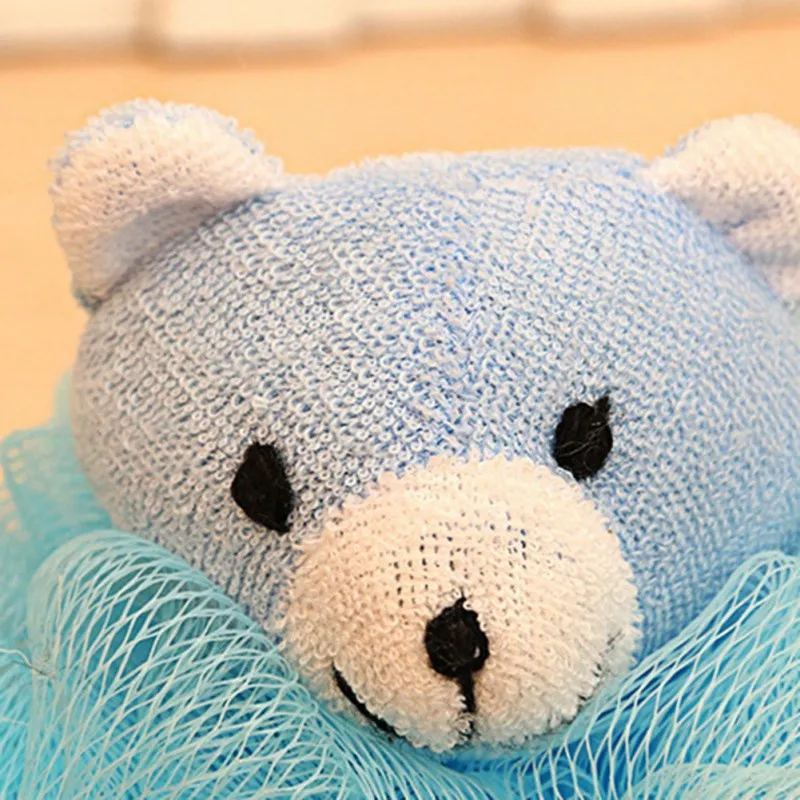 Baby Bath Sponge Shower Sponge Ball Kids Soft Bath Ball Baby Bath Brushes Cartoon Animal Exfoliating Body Ball Children Flower Bubble Infant Shower Sponge