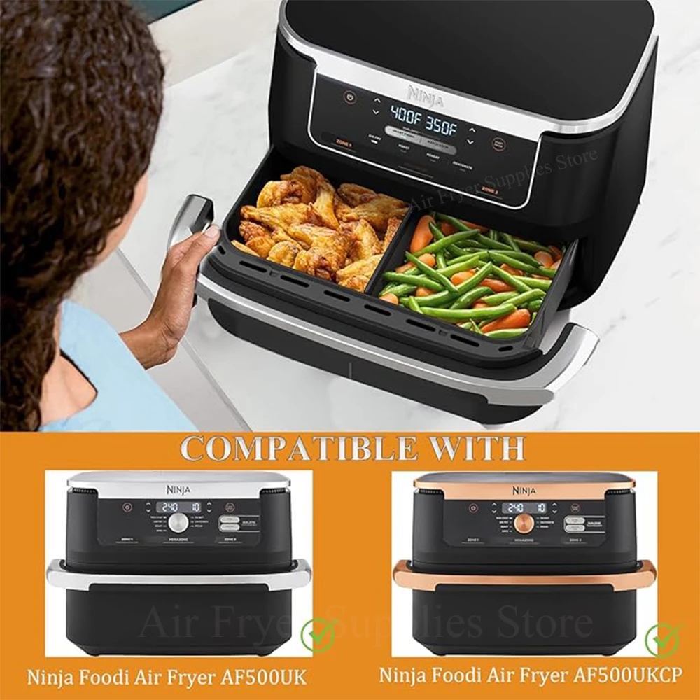 Air Fryer Mold for Ninja Foodi Flex 10.4L AF500EU Reusable Heat Resistant Silicone Pot Air Fryer Accessories