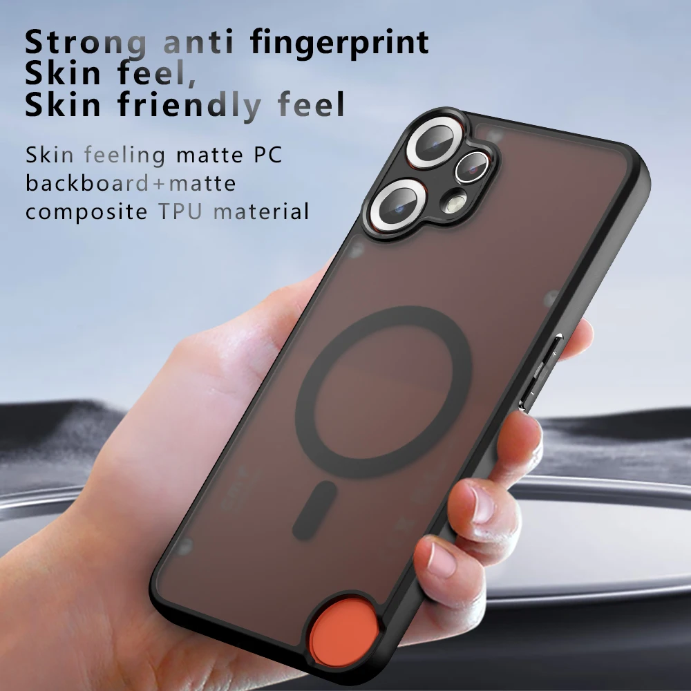 MagSafe Magnetic Wireless Charging Shockproof Matte Back Case Cover