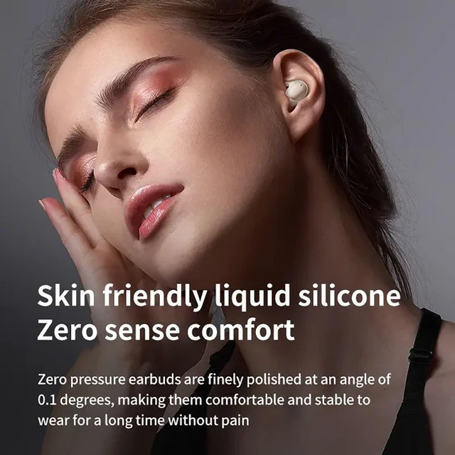 T30 Mini Wireless Earbuds Longer Playtime Sleeping Headsets Noise Reduction Headphones For Sports Fitness Laptop Computer 5