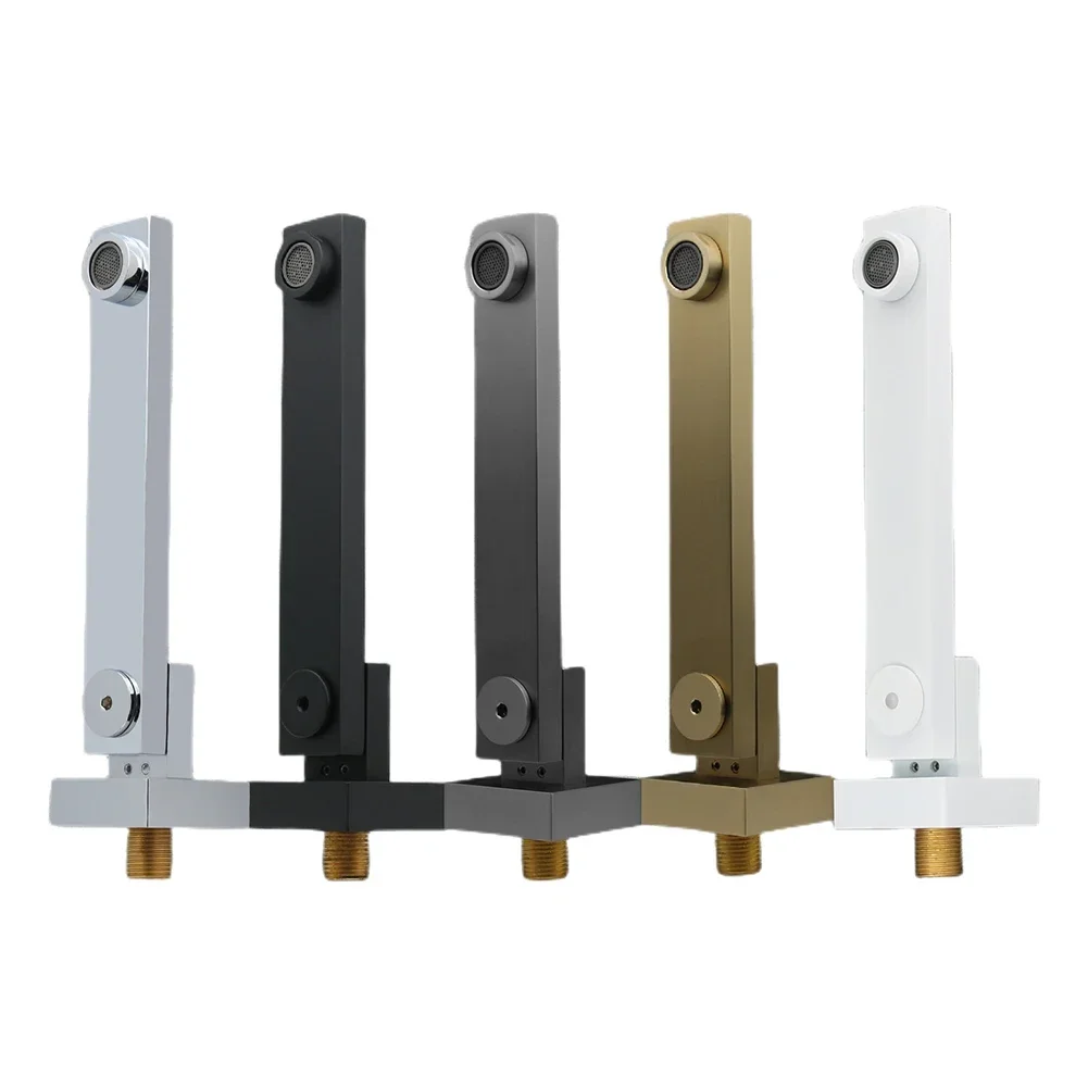 1pc Faucet For Bathroom Foldable Nozzle Bathtub Concealed Shower Faucet Wall Mounted Home Improvement Replacement Parts