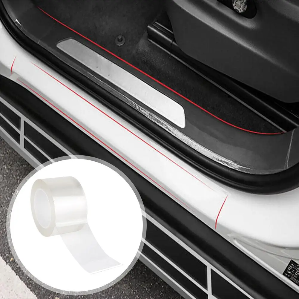 

Car Stickers Door Edge Protector Universal Car Door Sill Sticker Anti-Scratch Transparent Film Auto Accessories
