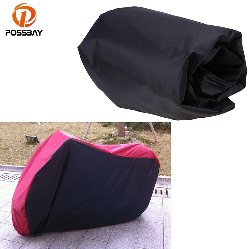 

POSSBAY All Size Universal Motorcycle Bike Moped Scooter Cover Outdoor Waterproof Dustproof Anti UV Racing Motocross Bike Cover
