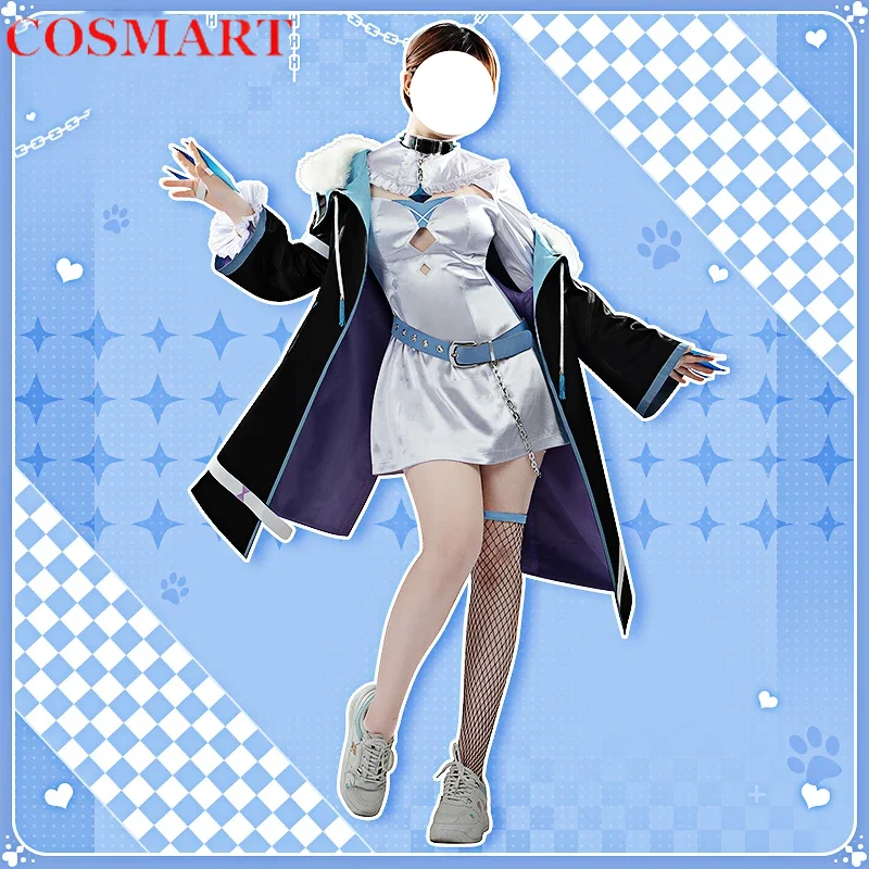 

COSMART Vtuber Hololive Advent Fuwawa Abyssgard Game Suit Sexy Dress Cosplay Costume Halloween Party Role Play Outfit Women