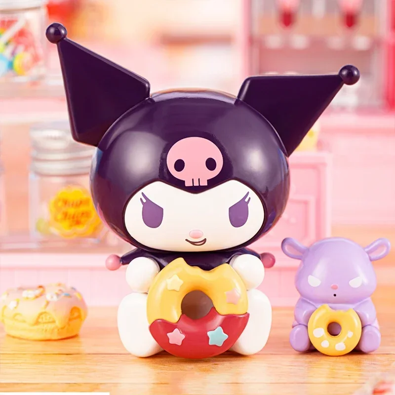 thumbnail image 1 of Figura de anime de Sanrio Food Fun Series, caja misteriosa, caja ciega, Cinnamoroll, My Melody, Pochacco, Pompom, Purin, Kuromi, regalo para niñas, 1 of 5