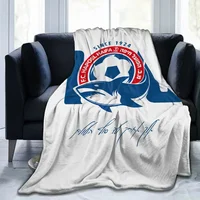 Hapoel Haifa All Season Fleece Blanket Throw Ultra Soft Flannel Blanket Digital Printed Premium Fluffy Microfiber Fleece 1