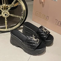Women Sandals Summer Platform Letters Fashion Sandals Casual Comfortable Slipper Women Lightweight Non-slip Outside Slides Women - Image 6