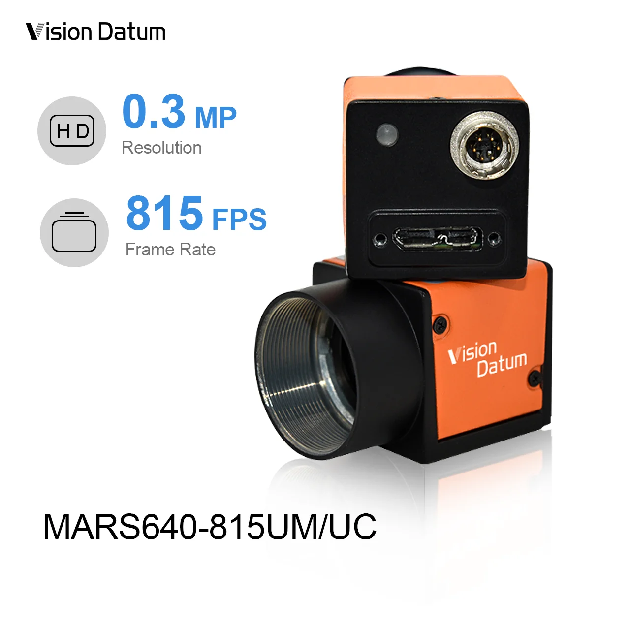 High Speed 300fps 815fps 1000 fps IMX287 Color Global Shutter USB3.0 CMOS Robot Camera for Industrial Inspection Vision Datum