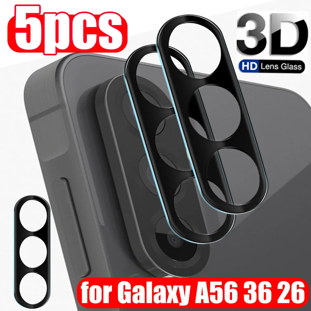 HD Tempered Glass Camera Lens Protector Film - Anti-Scratch Full Coverage (1/3/5 Pcs)