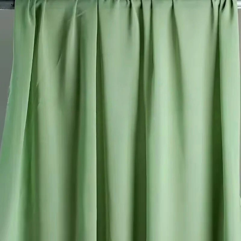 Elegant Green Chiffon Georgette Fabric for DIY Fashion & Decorations
