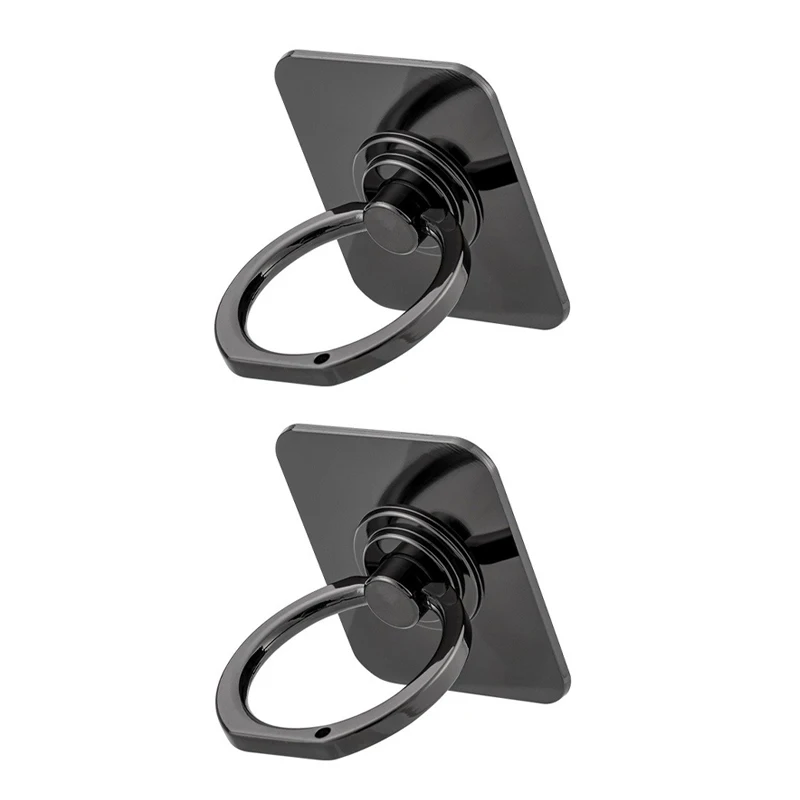 Elegant 360° Rotatable Zinc Alloy Phone Ring Holder and Stand