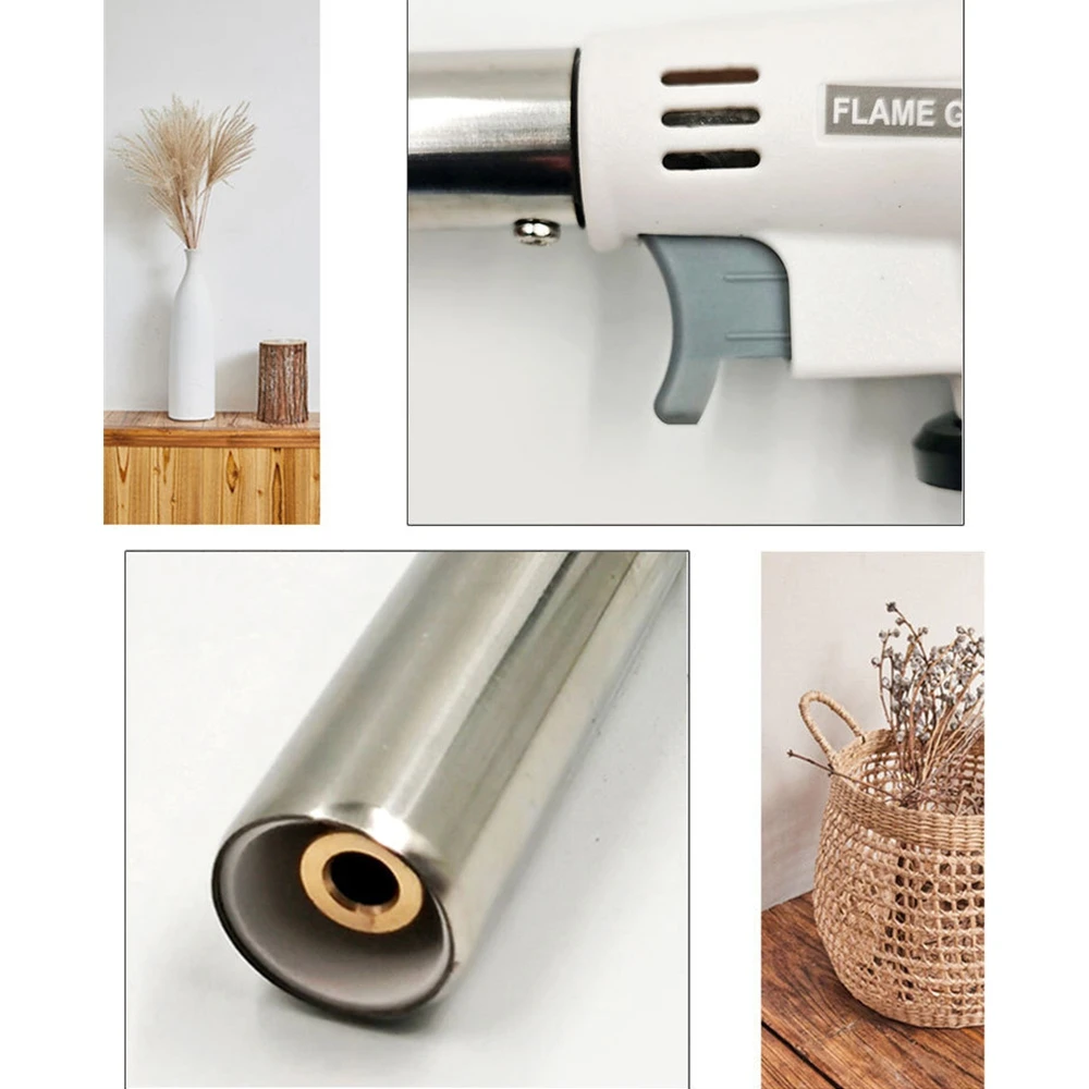 BBQ Fire Lighter Spray Nozzle Outdoor Barbecue Burner Jet Fire Lighting Tool Flame Welding Torch for Kitchen Food Baking Sushi