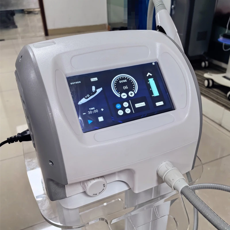 Microcurrent Hydration Oxygen Injection Machine 2 In 1 0.4Mpa Adjustment Replenish Moisture Deep Whitening Device Portable