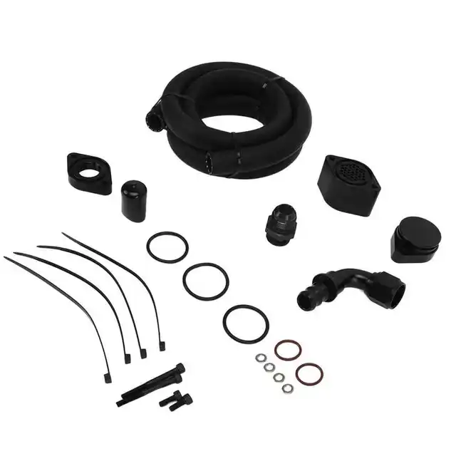 Kurbelgehäuse-Entlüftungsventil-Entlüftungsschlauch-Kit,  CCV-Umleitungs-Motorentlüftungs-Kit, Motor-Kurbelgehäuse-Entlüftungs-Set  Ersatz für FORD 6.7