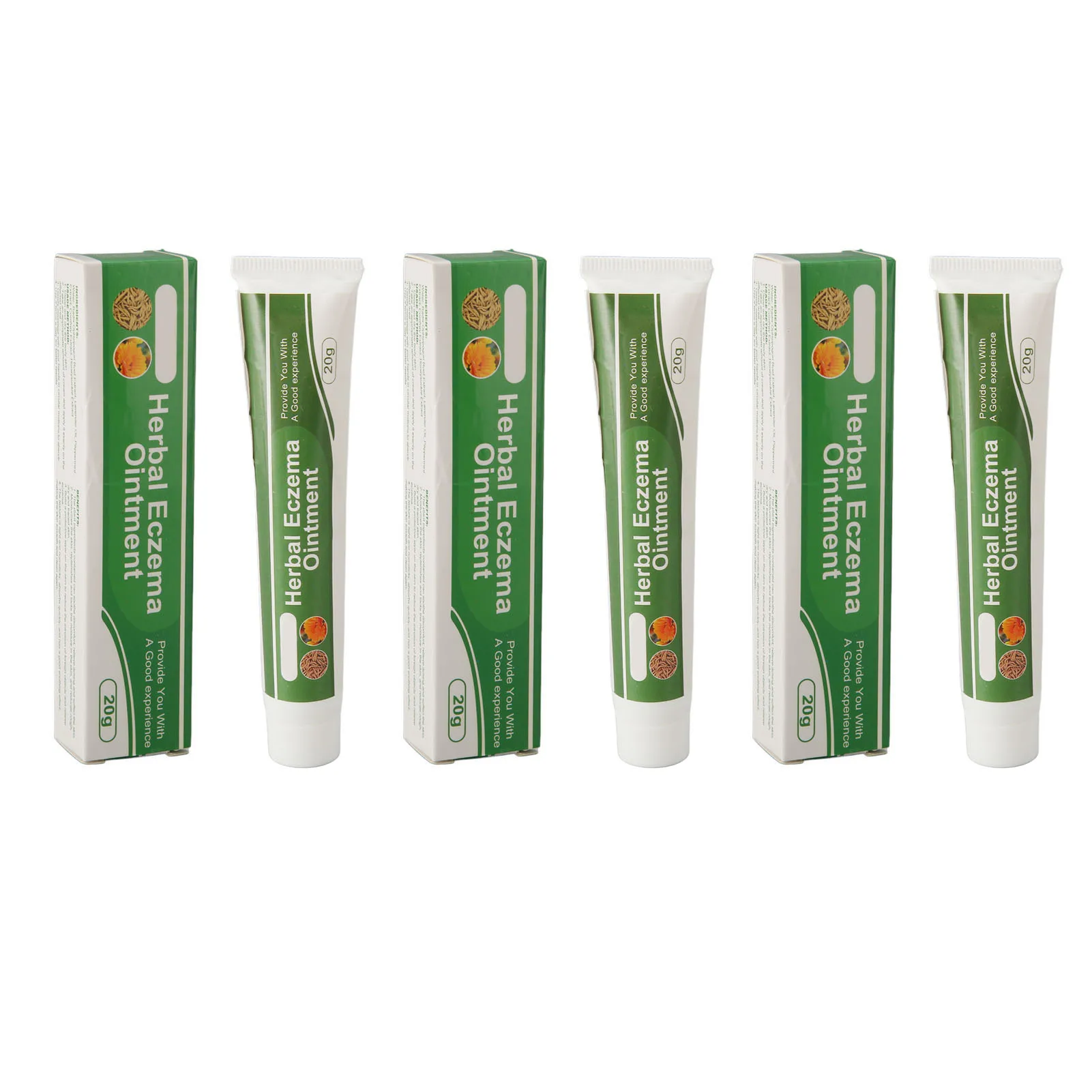 Eczema Cream Psoriasis Cream 20g Each Herbal Reduce Redness Gentle Itch Relief for Feet