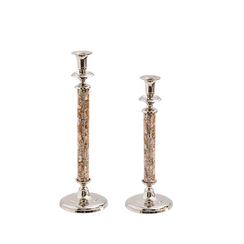

Light Luxury Candle Dining Table Romantic Decorations French Villa Living Room Coffee Table Entrance Cabinet Ornaments