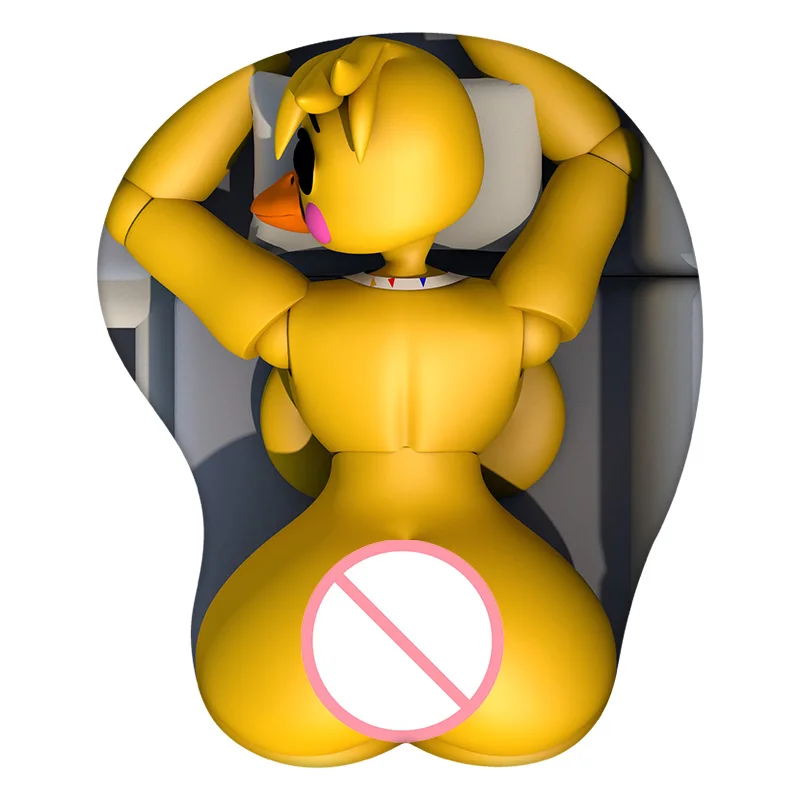 

Toy Chica 3D Mouse Pad Anime Sexy Furry Puppet Wrist Rest Desk MousePad Mat Gamer Accessory