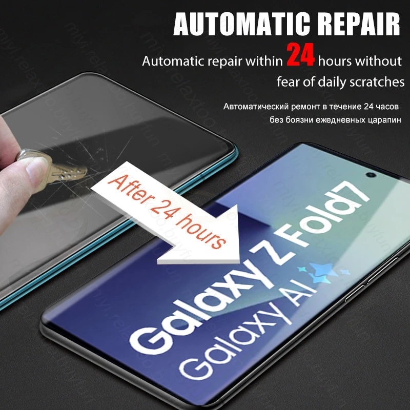 Premium Full Glue Coverage Hydrogel Film Outer Screen Protector