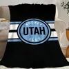 Fashion design Club Warm Soft Plush Nap Blankets Sofa for Living U-UtahS  Room Office Bedroom H-Hockey Home Travel Kid Gifts 5