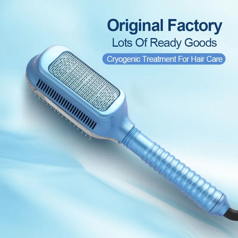2025 New Multifunctional Negative Ion Cold Air Comb Professional Hair Straightener Straight Hair Styling Tool Salon Accessories 2